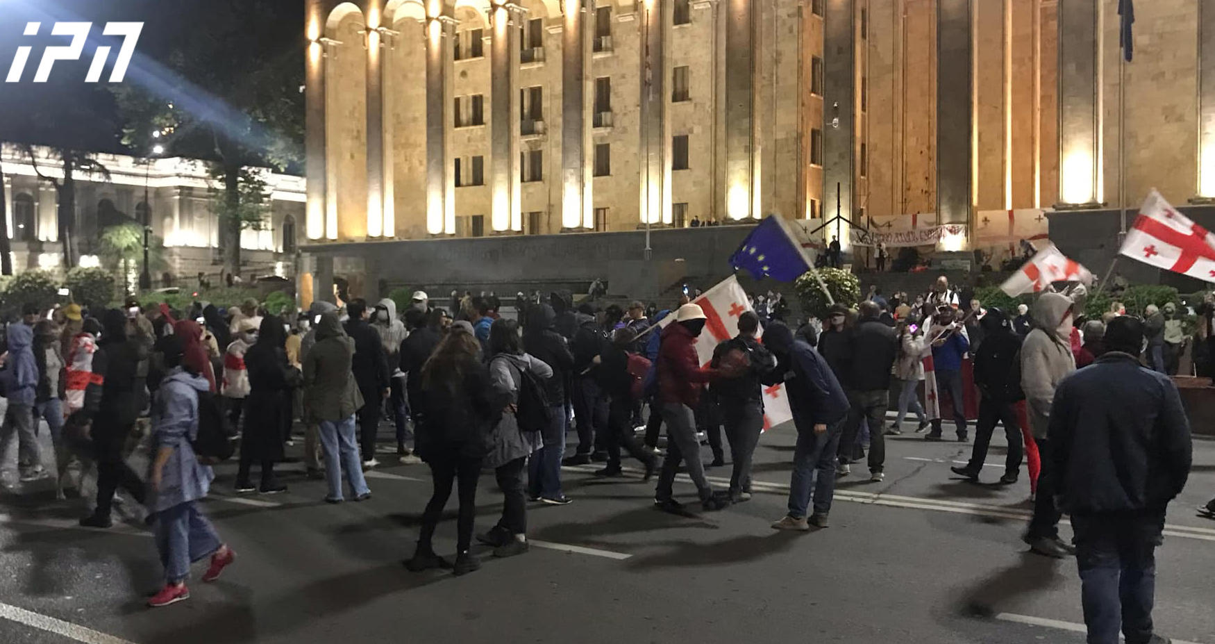 რუსთაველის გამზირზე საპროტესტო აქცია განახლდა