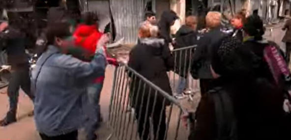 ე.წ. ვაგზლის ბაზრობაზე, სადაც გუშინ ხანძარი გაჩნდა, ცოტა ხნის წინ ხმაური და დაპირისპირება იყო