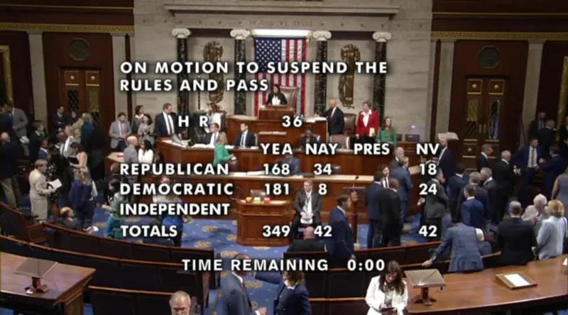 The U.S. House of Representatives has supported the "MEGOBAR Act"