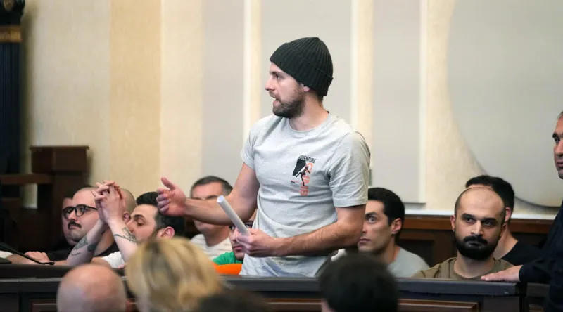 Andro Chichinadze on the police officer witness – I feel sorry for the person, he was injured and lost his eyesight. On the other hand, there's us, as if we are somehow responsible for this – but we haven't harmed anyone