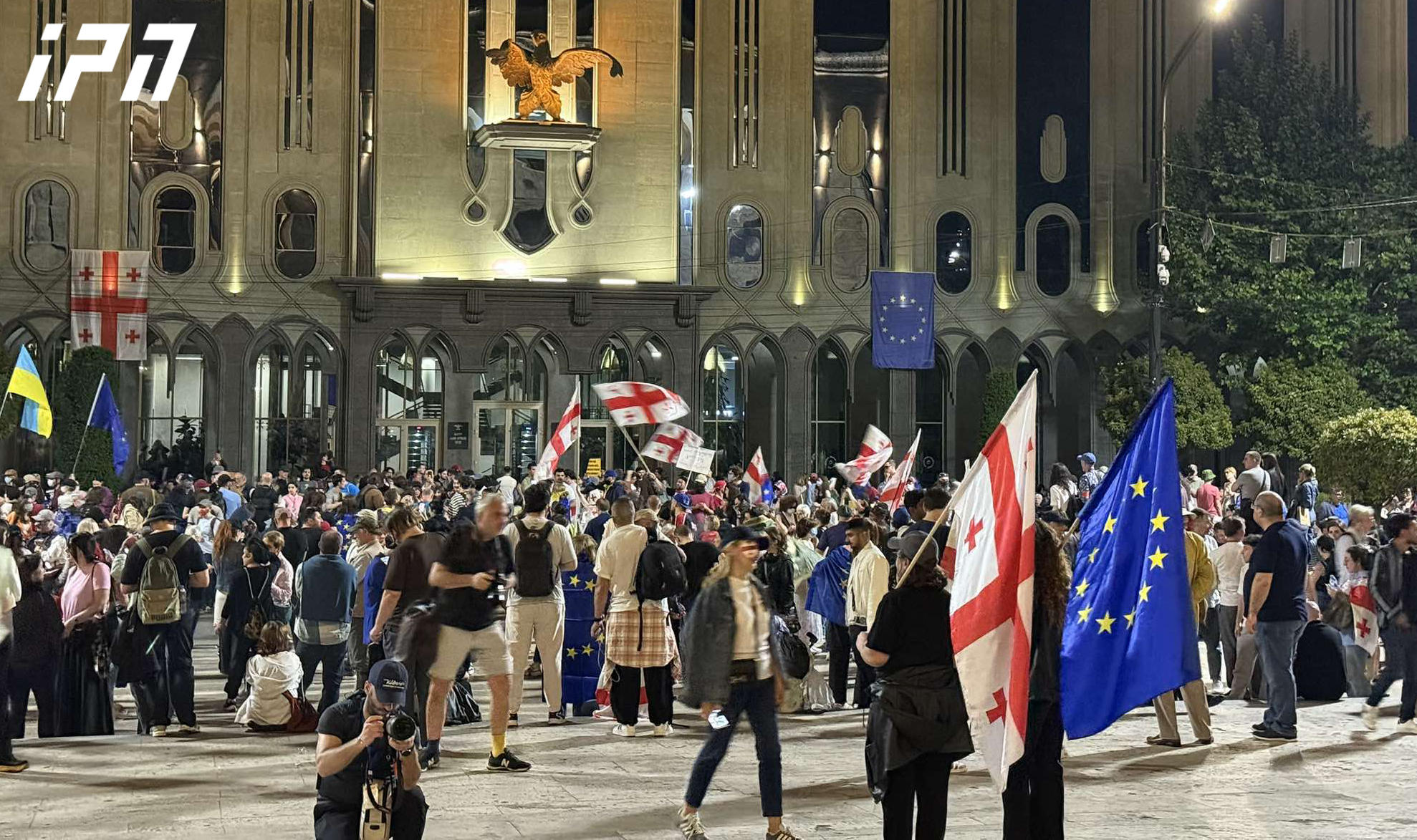 რუსთაველის გამზირზე საპროტესტო აქცია განახლდა