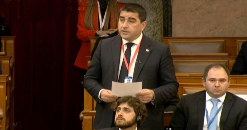 შალვა პაპუაშვილი ბუდაპეშტში კონფერენციაზე - მე წარმოვადგენ ხელისუფლებას, რომელმაც ყველაზე მეტი გააკეთა ევროკავშირში გაწევრიანების პროცესში საქართველოს წინსვლისთვის - საქართველო ერთგულია ევროკავშირში გაწევრიანების გზის