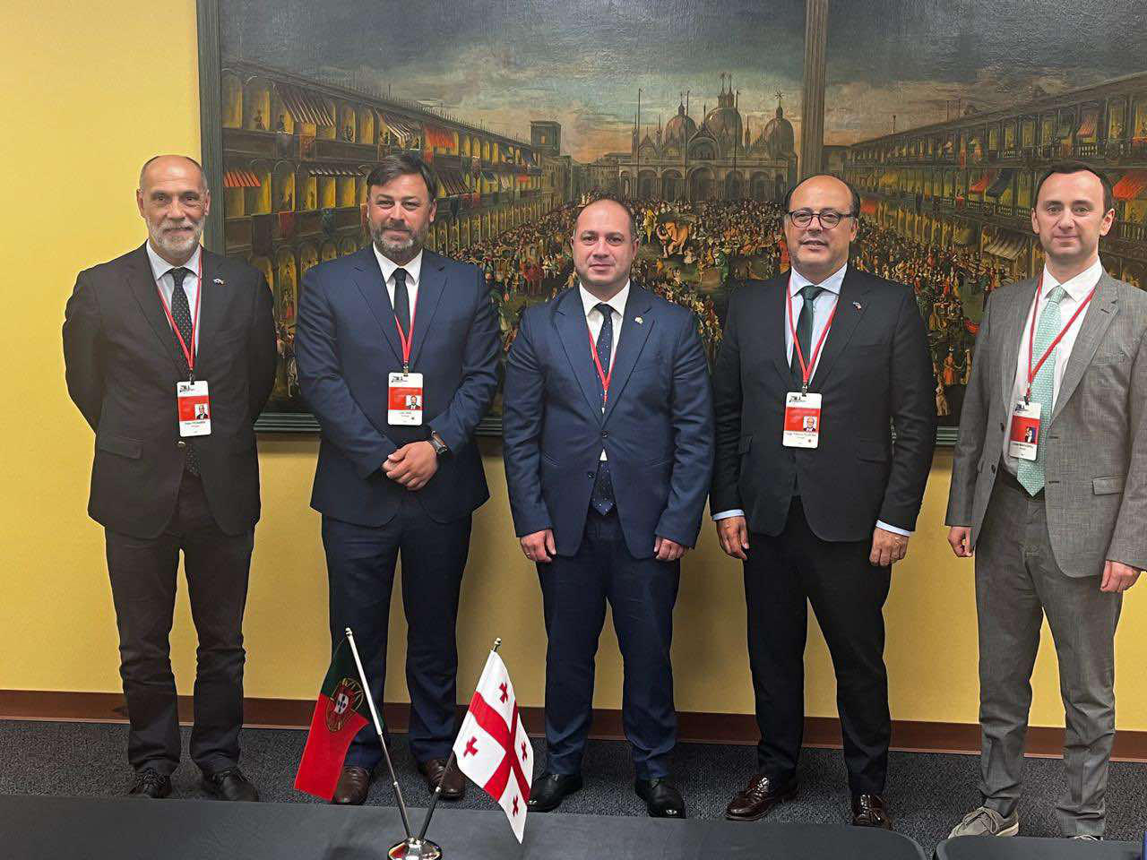 საქართველოს პარლამენტის დელეგაცია პორტუგალიის საპარლამენტო დელეგაციას შეხვდა