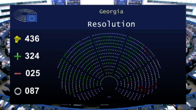 The European Parliament has adopted a resolution on “Media Freedom in Georgia, with a particular focus on the case of Makzia Amaglobeili"