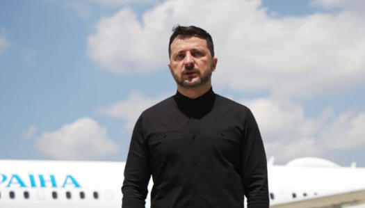 ვოლოდიმირ ზელენსკი ლონდონში ჩავიდა