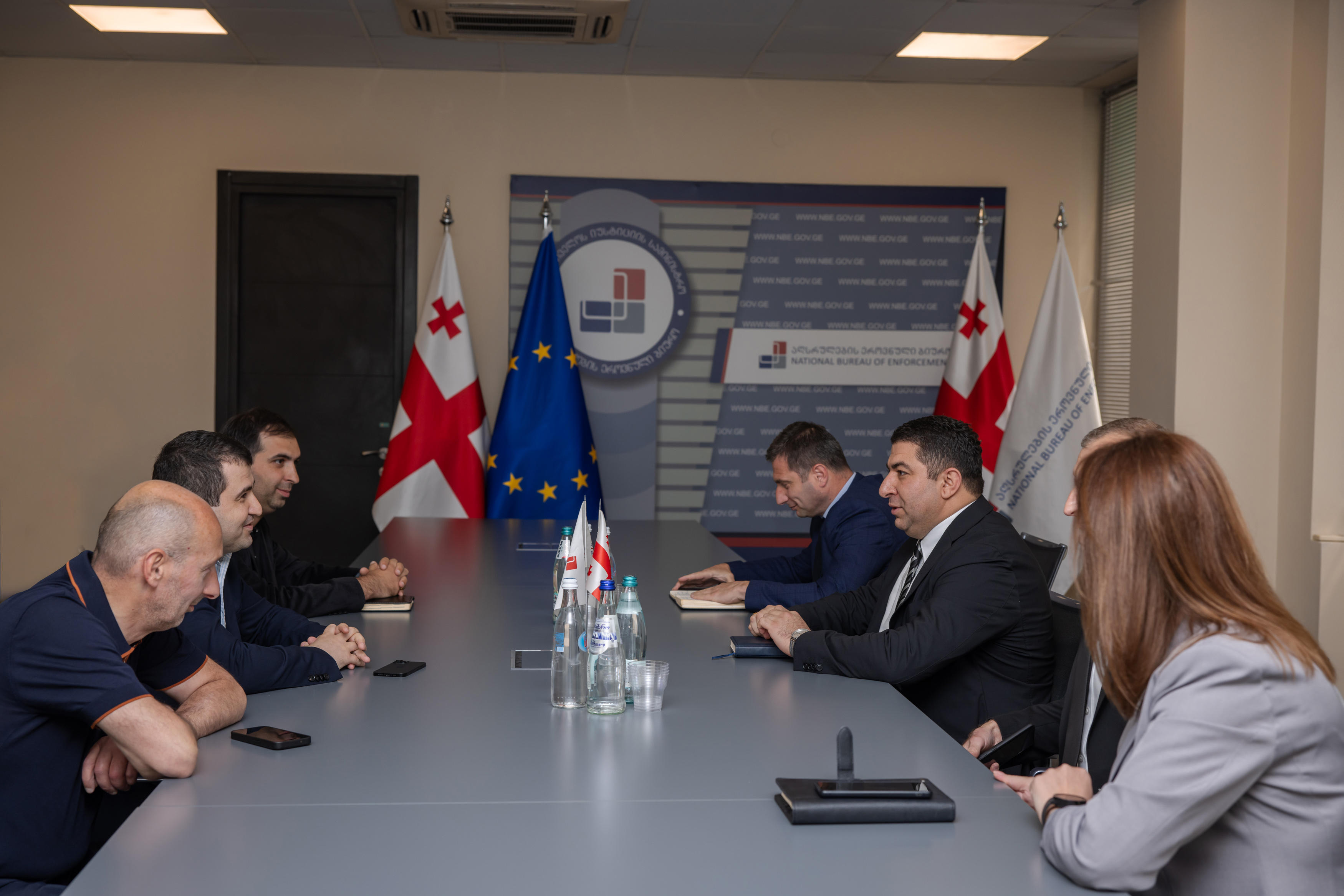 თბილისის მუნიციპალურ ინსპექციასა და აღსრულების ეროვნულ  ბიუროს შორის შეხვედრა გაიმართა