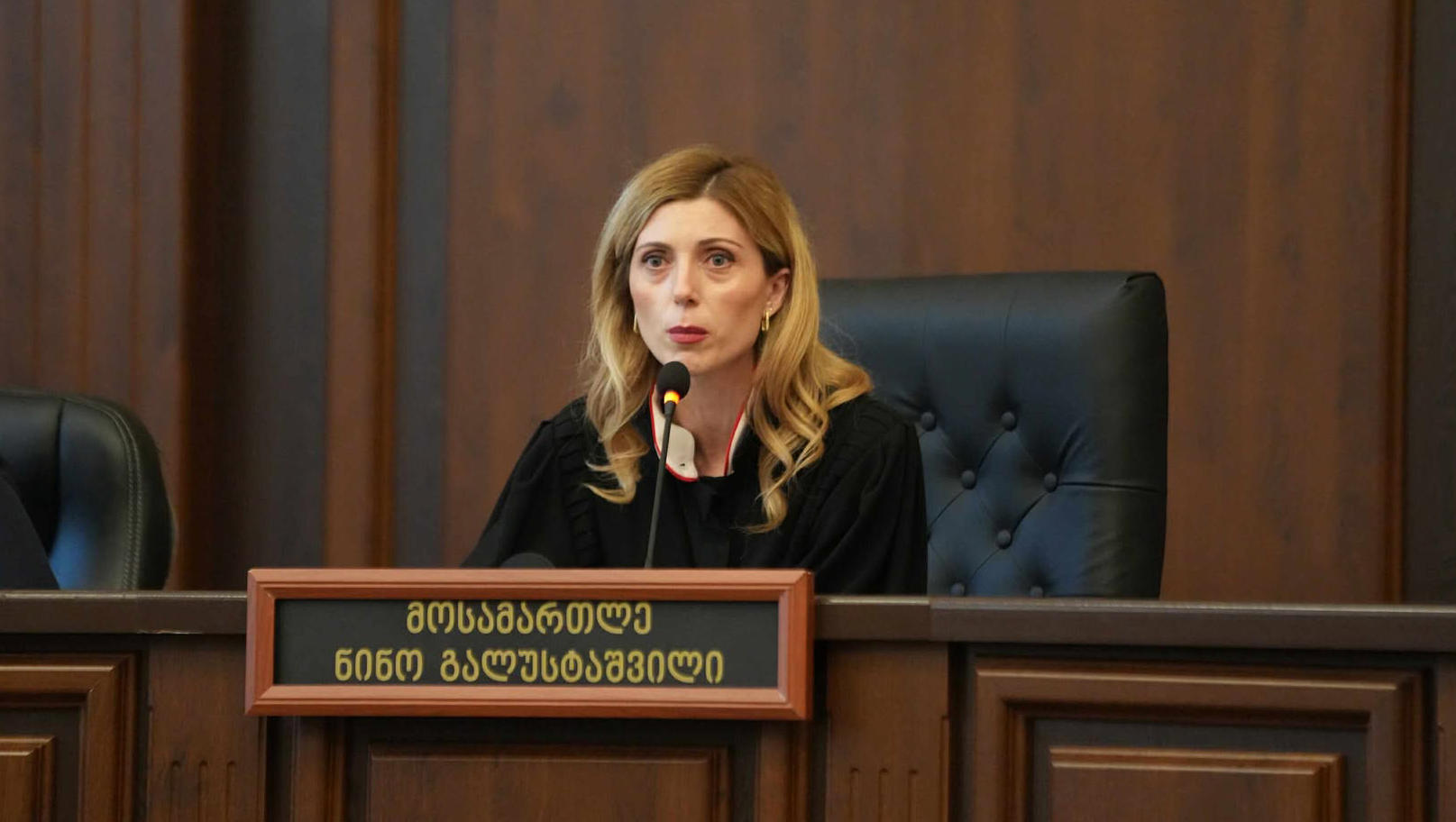 მოსამართლე ნინო გალუსტაშვილმა აქციაზე დაკავებული უკრაინის მოქალაქეების, სერგეი კუხარჩუკისა და რუსლან სივაკოვის თარჯიმანი  საქმეს ჩამოაცილა