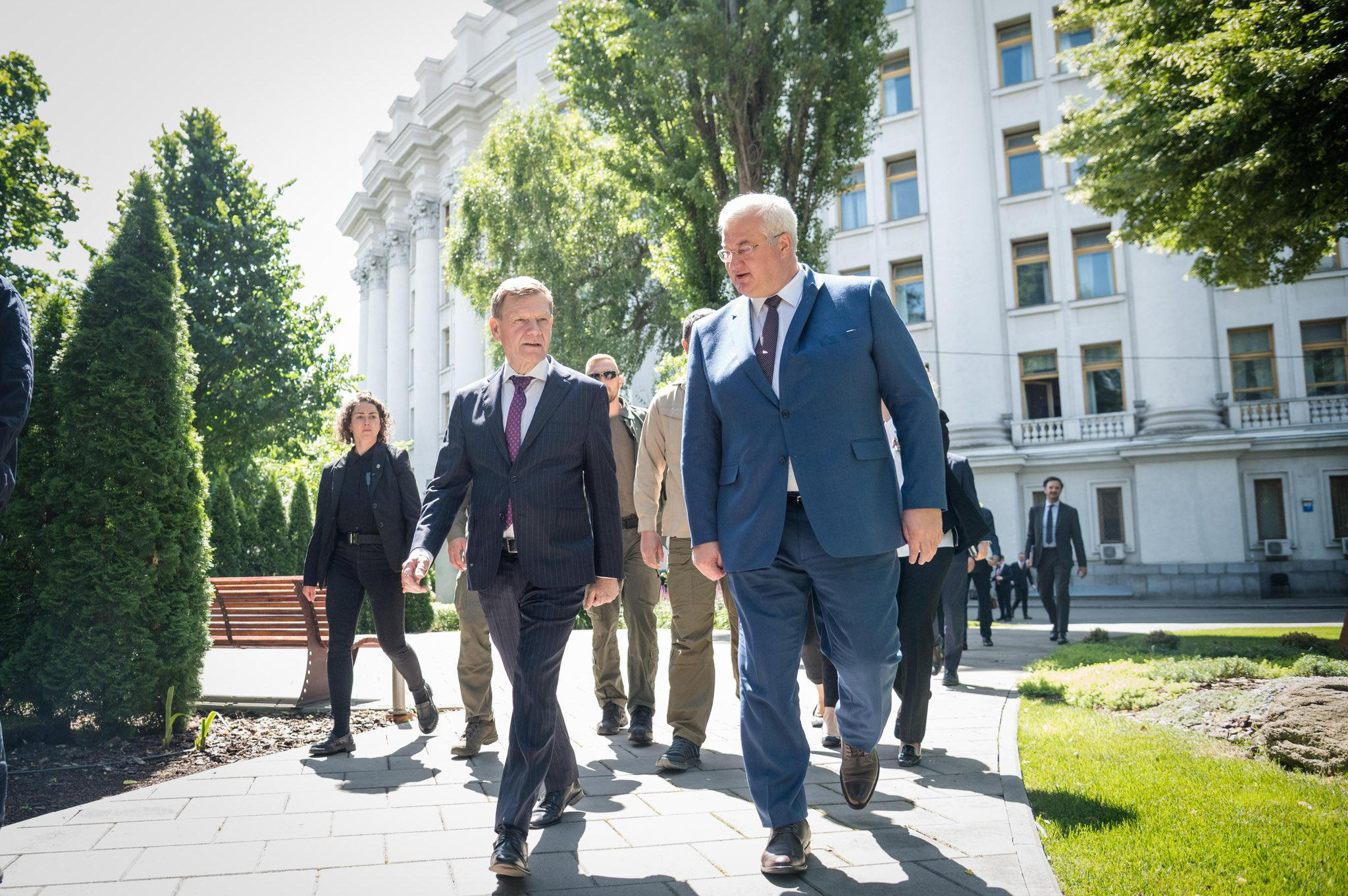 უკრაინისა და გერმანიის საგარეო საქმეთა მინისტრებმა უკრაინის წინააღმდეგ რუსეთის აგრესიაზე და გერმანია - უკრაინის ურთიერთობების გაძლიერებაზე ისაუბრეს