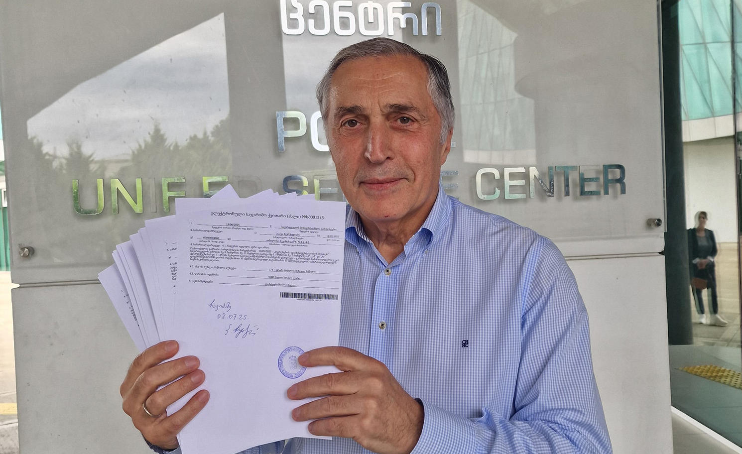 Paata Burchuladze: Today, I came to appeal the 9th fine and I found out by chance at the police station that I have 34 fines