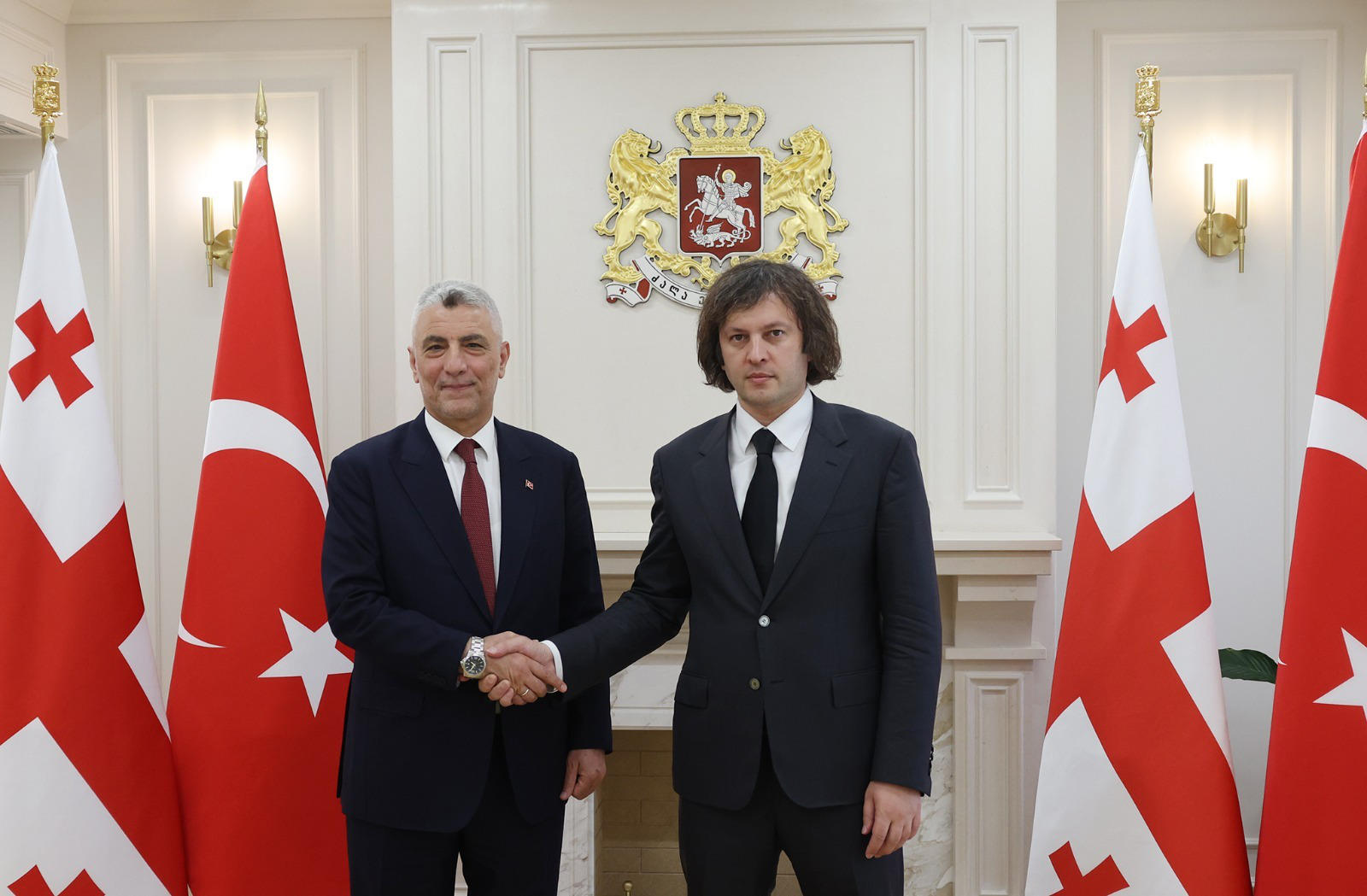 ირაკლი კობახიძე თურქეთის ვაჭრობის მინისტრ ომერ ბოლათს შეხვდა