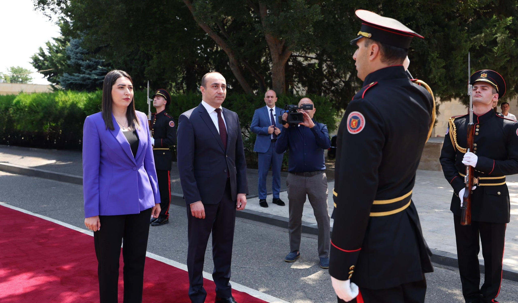 საქართველოს ოფიციალური ვიზიტით სომხეთის შინაგან საქმეთა მინისტრი ეწვია