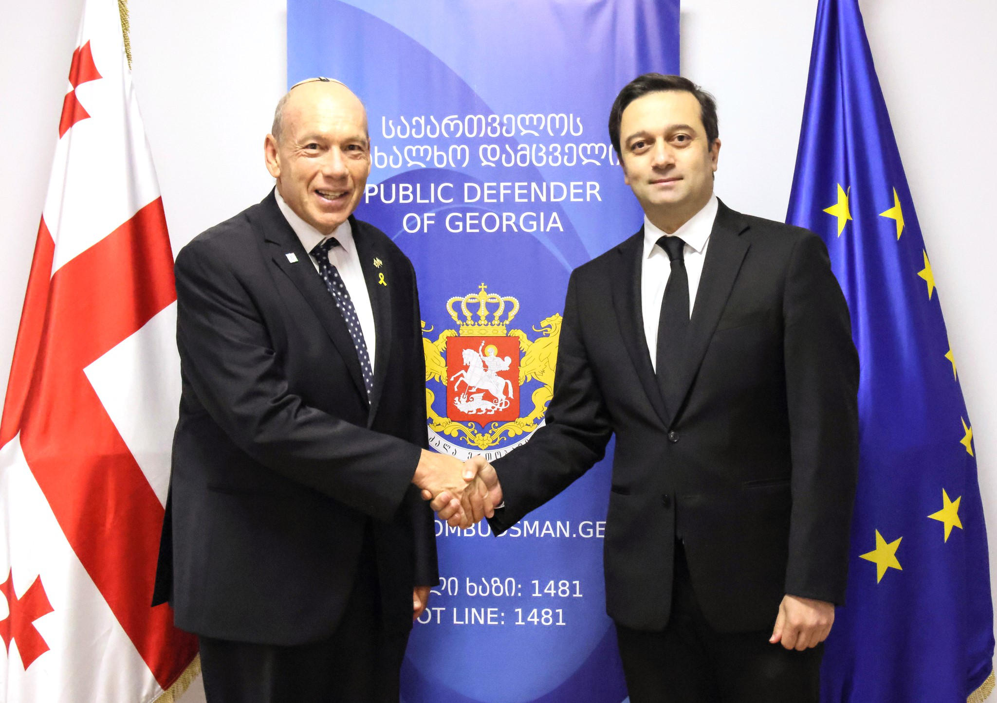 სახალხო დამცველი ისრაელის ომბუდსმენს შეხვდა