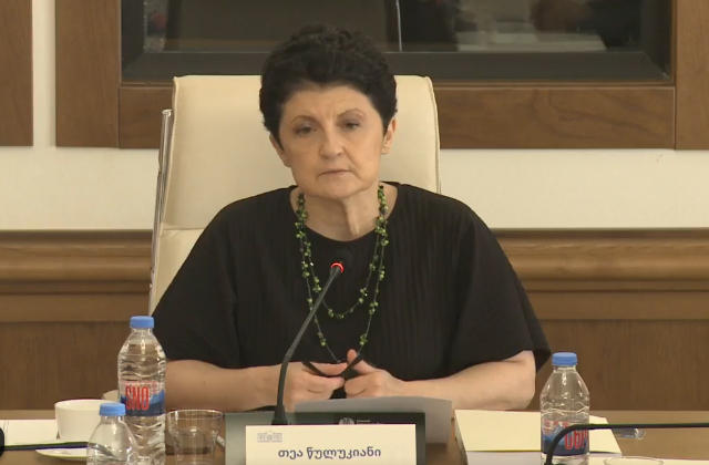 თეა წულუკიანი - კომისიის დასკვნა დღეს არ გასაჯაროვდება - მას სავარაუდოდ, სექტემბრის პირველივე დღეებში პლენარულ სხდომაზე წარვადგენთ