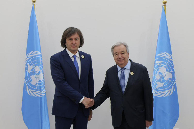 ირაკლი კობახიძე გაერო-ს გენერალურ მდივანს შეხვდა