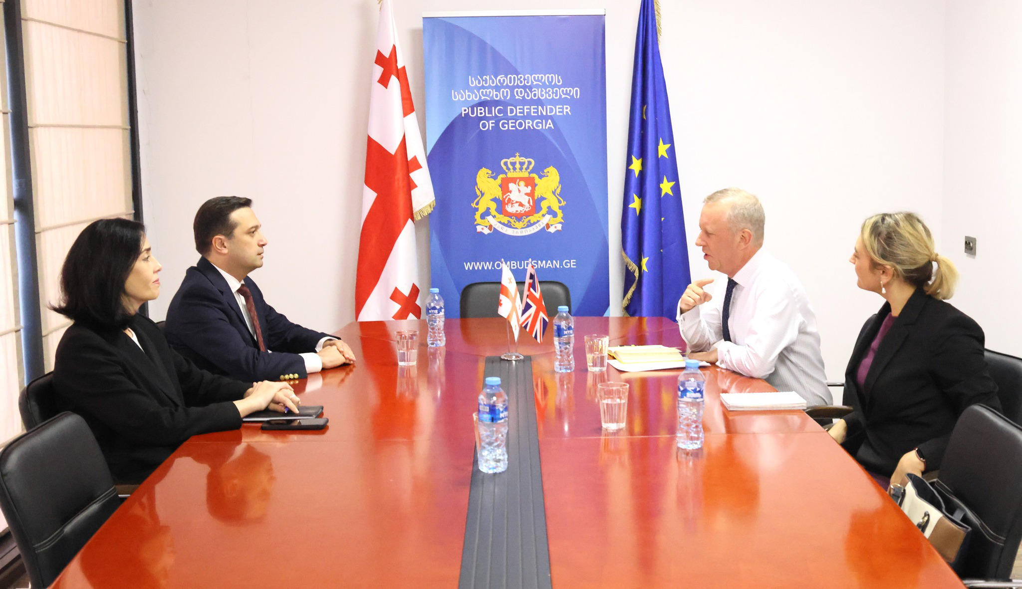 სახალხო დამცველი საქართველოში ბრიტანეთის ელჩს შეხვდა