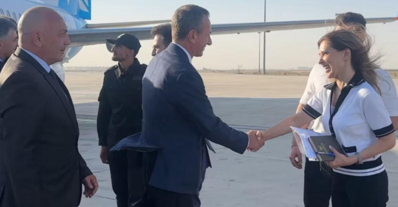 The so-called delegation from occupied Abkhazia has arrived in Syria