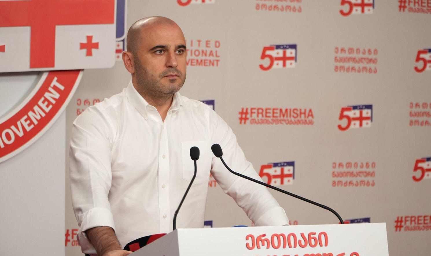 Levan Khabeishvili: Turn off the TVs, come out to Rustaveli!