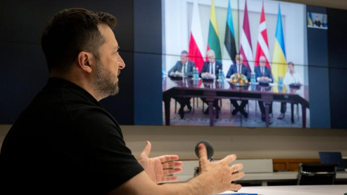 ვოლოდიმირ ზელენსკიმ და ხუთი ევროპული ქვეყნის ლიდერებმა უკრაინის უსაფრთხოების გარანტიები განიხილეს