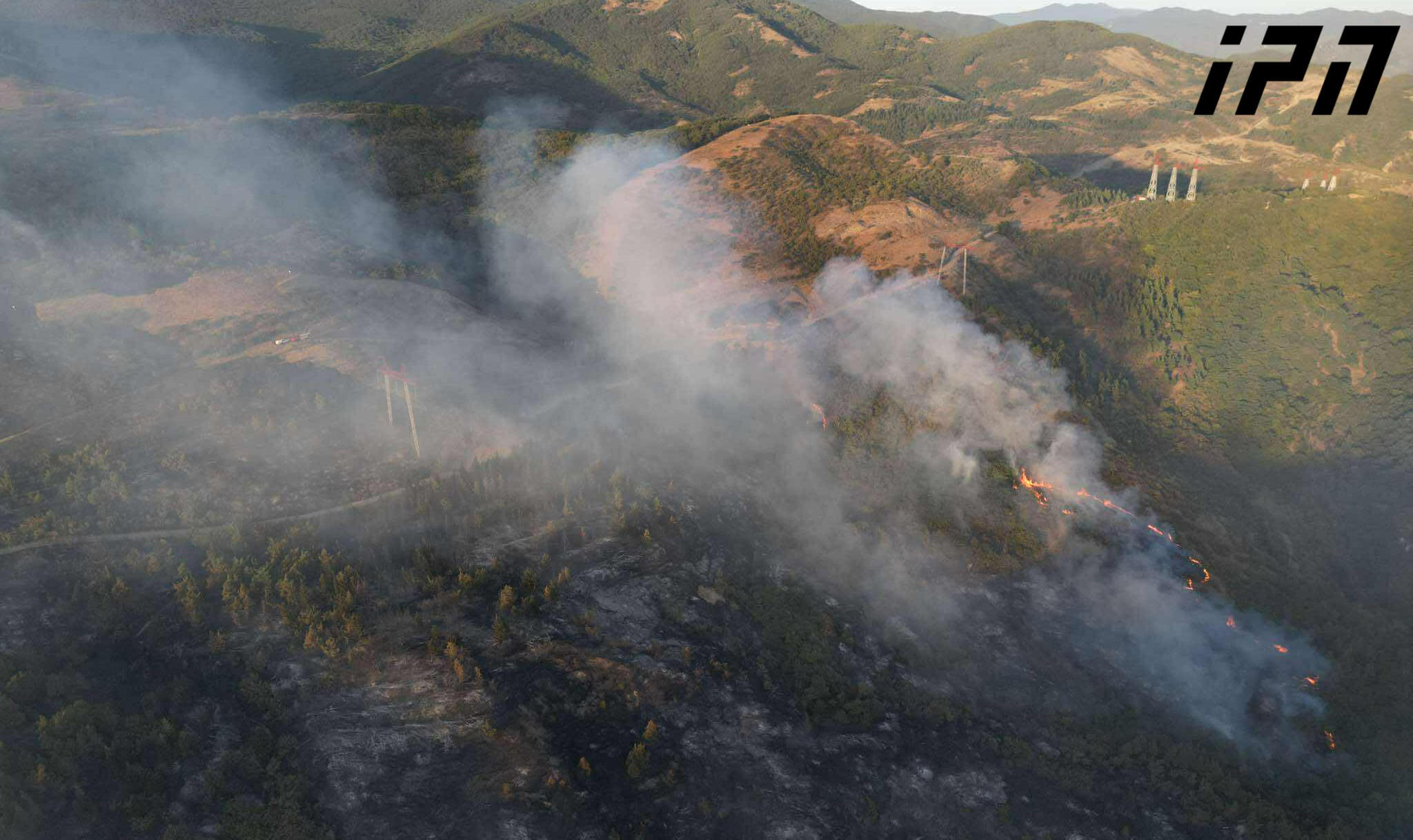 თბილისში, ავჭალა-ზაჰესის შემოვლითი გზის მიმდებარედ, მთის ფერდობზე გაჩენილი ხანძარი ლიკვიდირებულია
