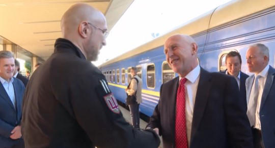 გაერთიანებული სამეფოს თავდაცვის მინისტრი უკრაინაში ჩავიდა