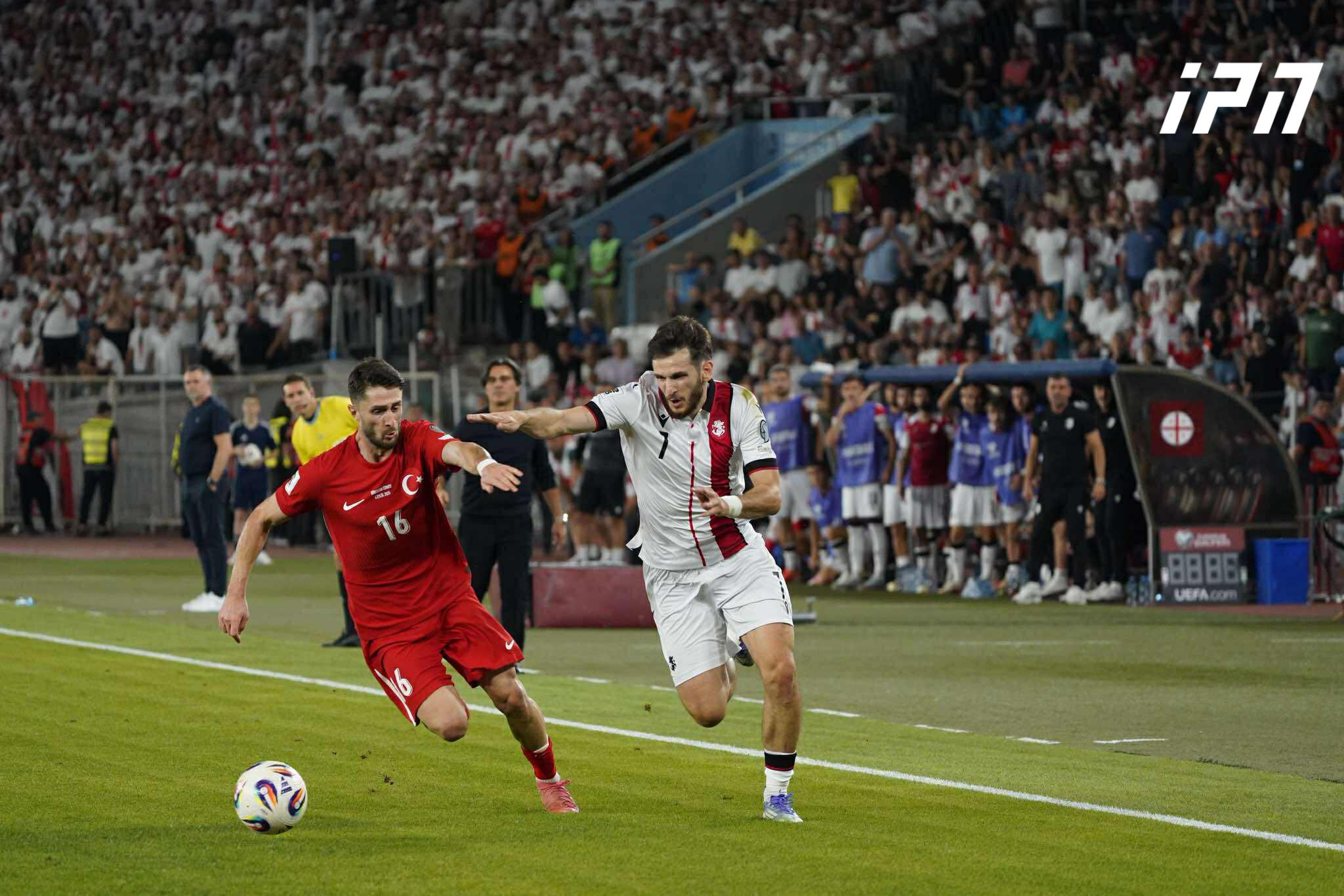 საქართველო-თურქეთის საფეხბურთო ნაკრებებს შორის მატჩი დასრულდა