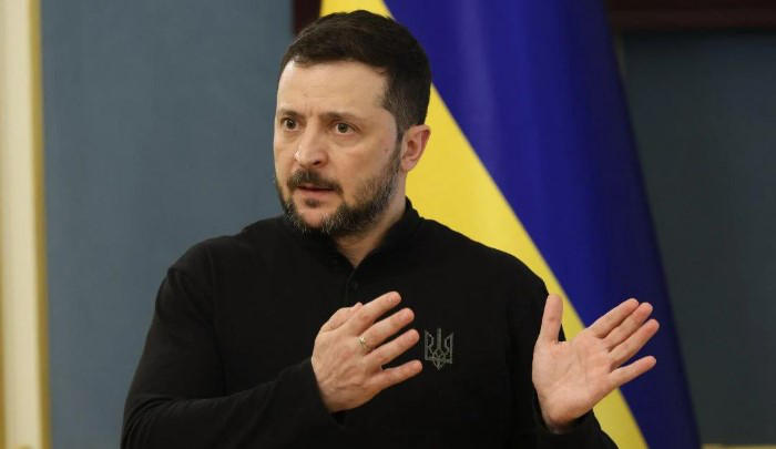 ვოლოდიმირ ზელენსკი უკრაინაში უცხოური ჯარების განლაგებაზე - ერთეულებში ნამდვილად არ იქნება, ათასებში იქნება, მაგრამ ამაზე საუბარი ჯერ ნაადრევია