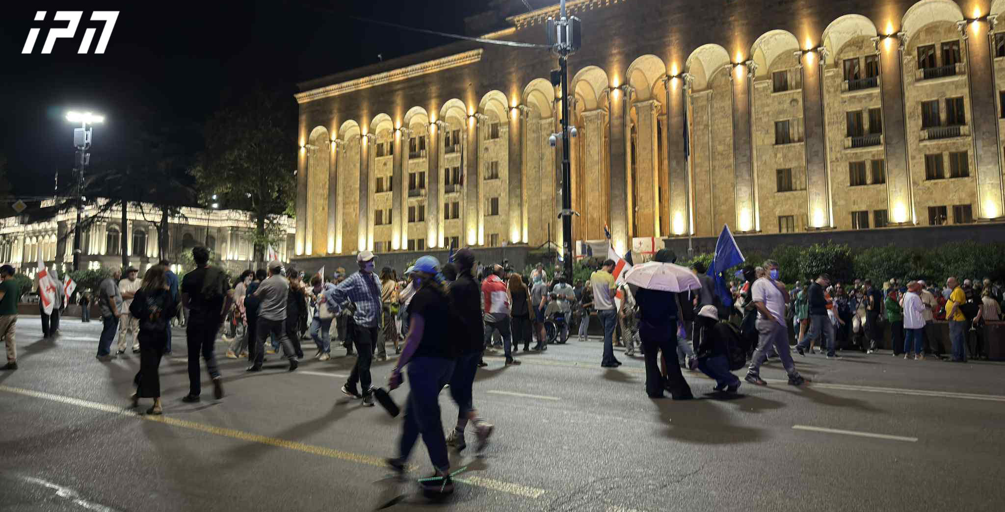 რუსთაველის გამზირზე საპროტესტო აქცია მიმდინარეობს