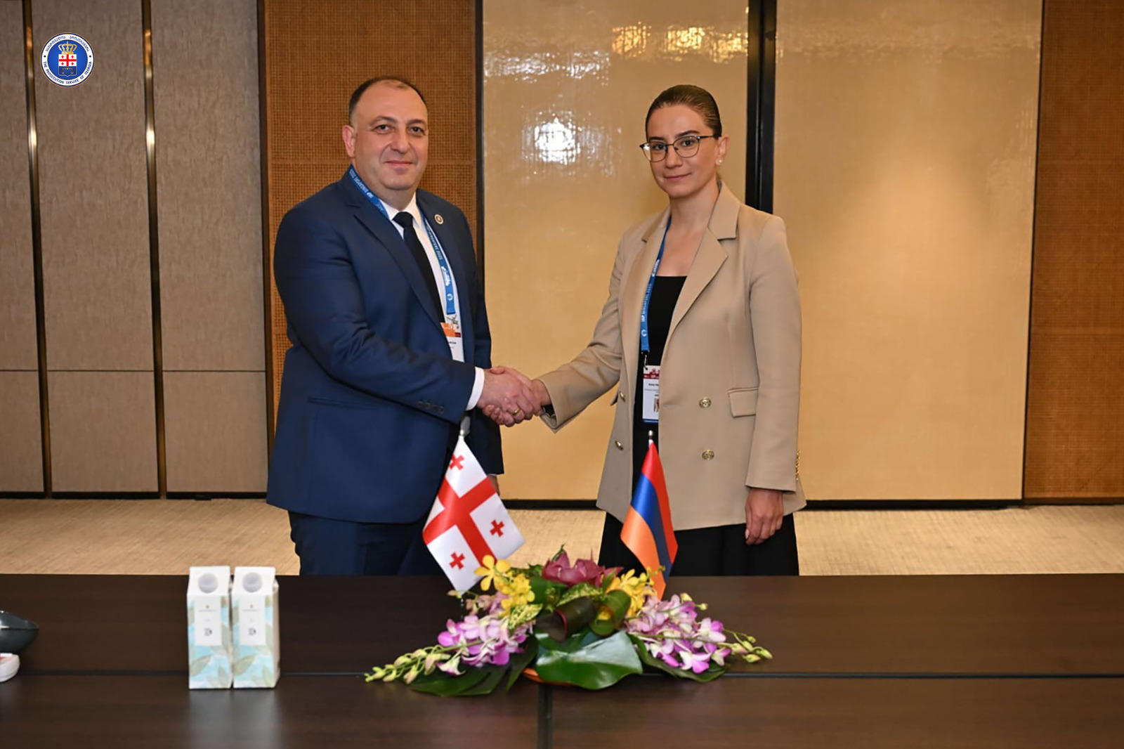 საქართველოს გენერალური პროკურორი გიორგი გვარაკიძე სომხეთის რესპუბლიკის გენერალურ პროკურორს ანა ვარდაპეტიანს შეხვდა