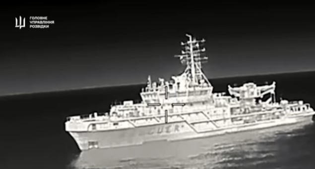 უკრაინელებმა შავ ზღვაში რუსულ გემს დაარტყეს