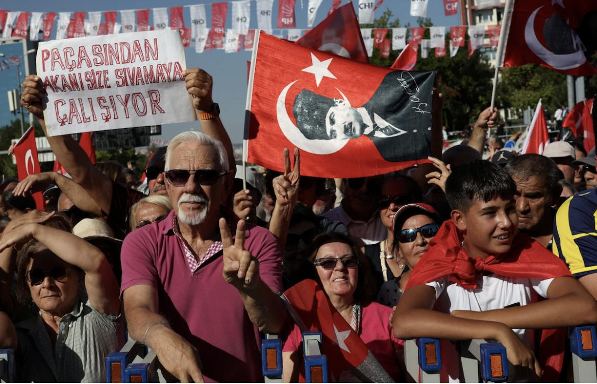 ანკარაში ანტისამთავრობო საპროტესტო აქცია გაიმართა