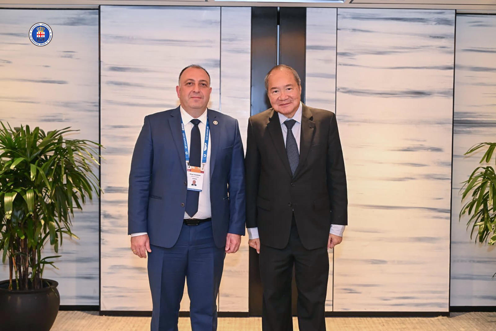 საქართველოს გენერალური პროკურორი გიორგი გვარაკიძე სინგაპურის გენერალურ პროკურორს ლუსიენ ვონგს შეხვდა