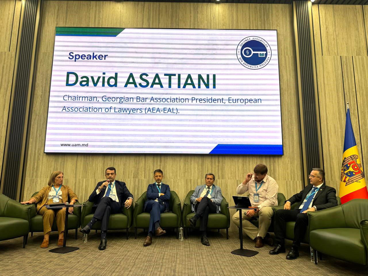 დავით ასათიანმა მოლდოვაში გამართულ საერთაშორისო კონფერენციაზე იურიდიული პროფესიის დამოუკიდებლობაზე ისაუბრა