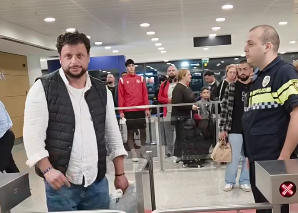 Police arrest Nika Narsia at Tbilisi International Airport after court sentences him to administrative detention