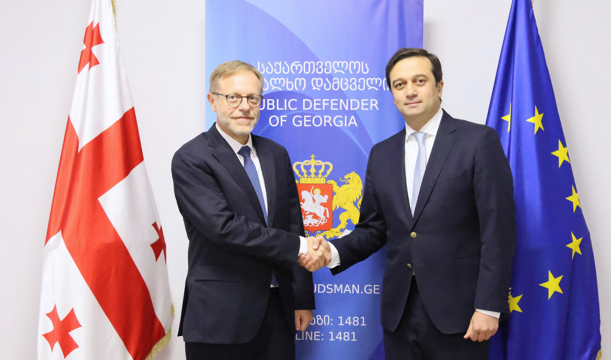 სახალხო დამცველი საქართველოში საფრანგეთის ელჩს შეხვდა