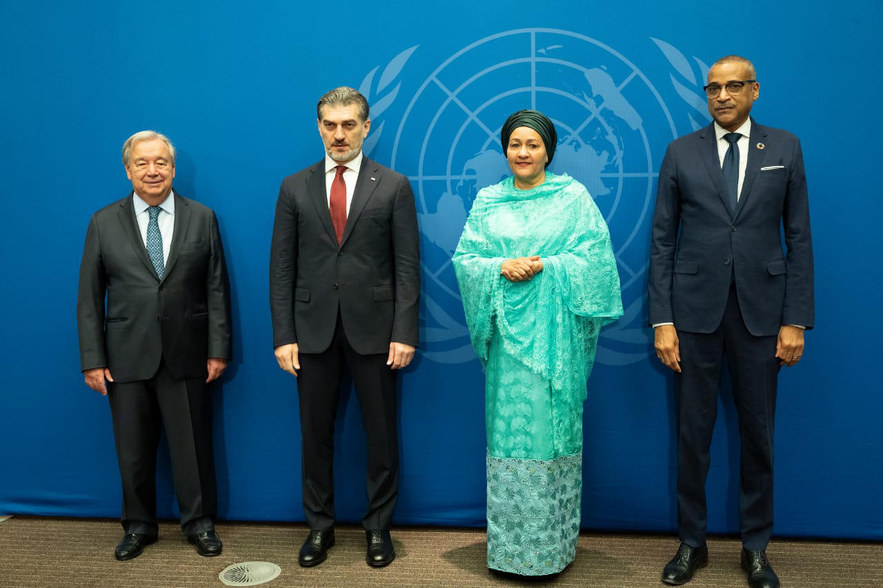 მიხეილ ყაველაშვილს გაეროს გენერალურმა მდივანმა სესიის გახსნის ცერემონიაზე უმასპინძლა