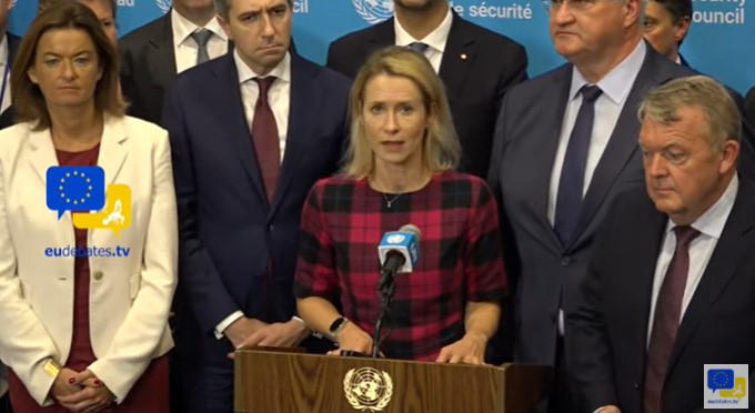 კაია კალასი - რუსეთმა ესკალაციის გზა აირჩია, გაზარდა თავდასხმები და განახორციელა ევროკავშირის წევრი სახელმწიფოების საჰაერო სივრცეების უპრეცედენტო და მიზანმიმართული დარღვევები - რუსეთი ერთადერთია, ვინც მშვიდობის პერსპექტივას ძირს უთხრის