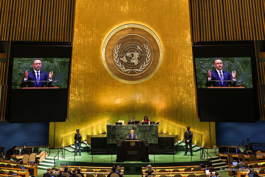 კაროლ ნავროცკი - ათობით რუსულმა დრონმა მიზანმიმართულად დაარღვია ჩემი ქვეყნის საზღვრები - ეს მოხდა იმ ქვეყნის დედაქალაქში გაცემული ბრძანებით, რომელიც გაერო-ს უშიშროების საბჭოს მუდმივი წევრია