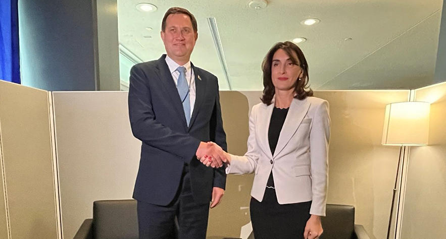 მაკა ბოჭორიშვილი ბელარუსის საგარეო საქმეთა მინისტრს შეხვდა