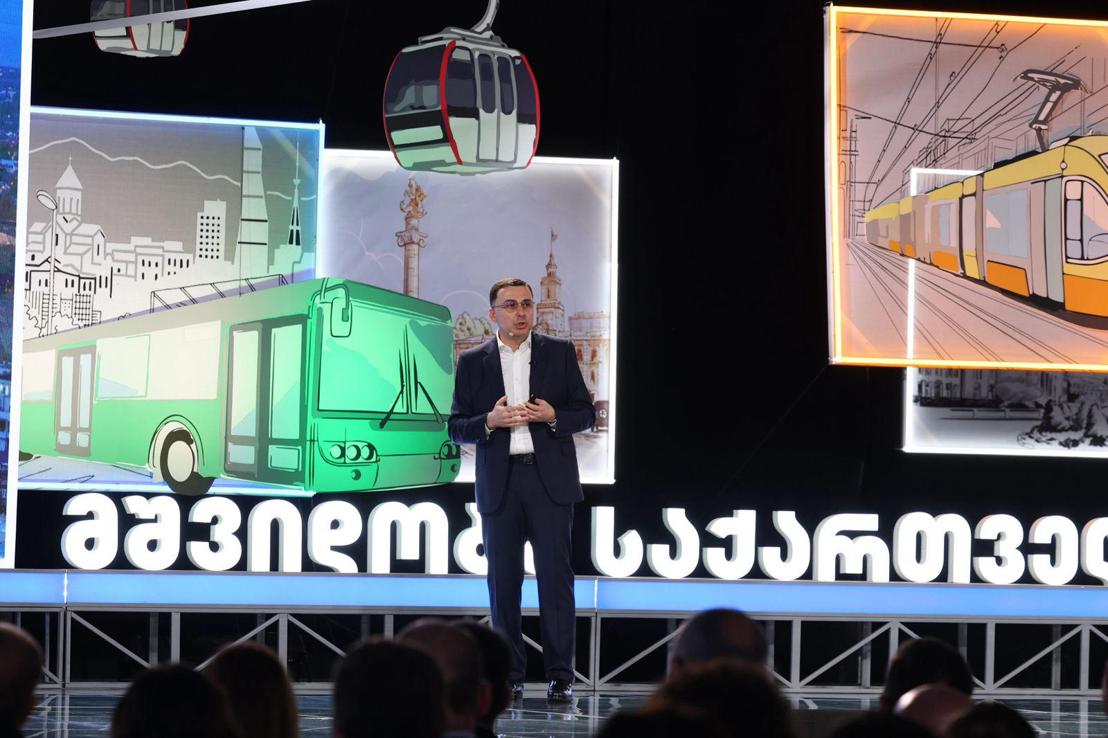 ვიცე-მერი - თბილისში, ცოტნე დადიანის ქუჩისა და სადგურის მოედნის დამაკავშირებელი საავტობუსე ხიდი აშენდება - ასევე, მოეწყობა 3 ახალი საბაგირო დერეფანი