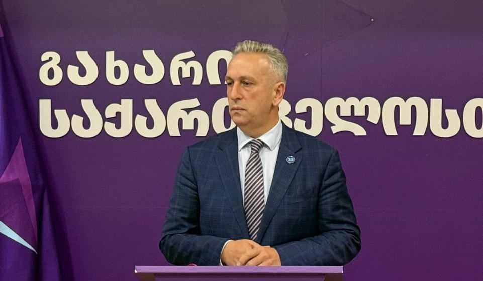 Zaza Tavadze, member of Gakharia For Georgia party, leaves politics