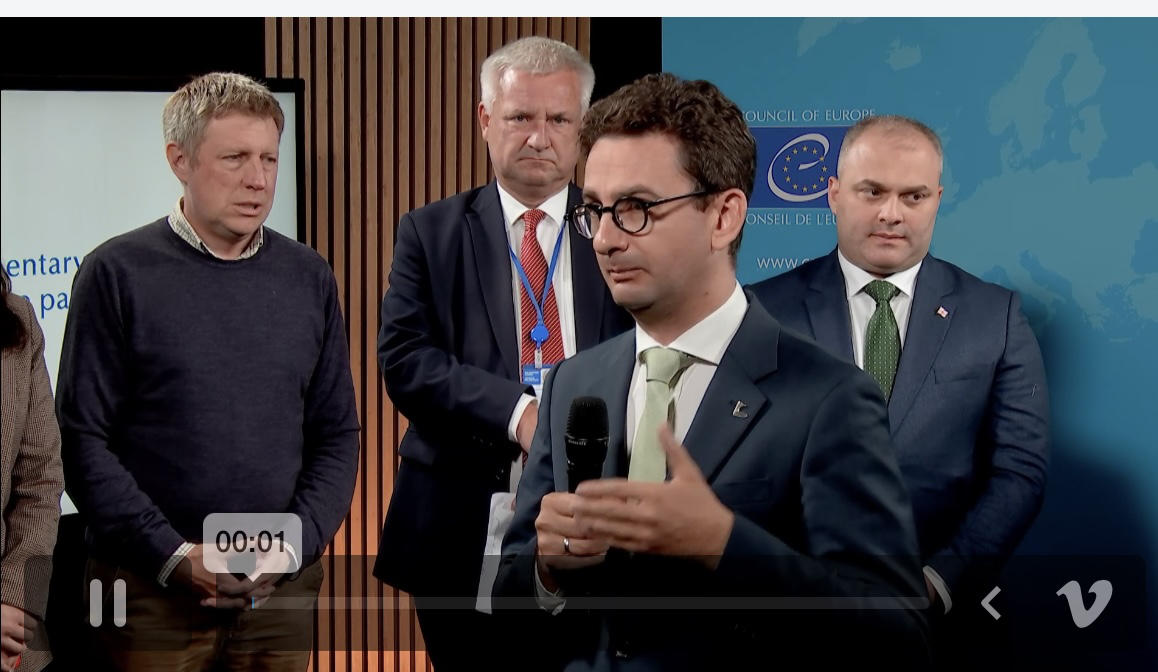 იულიან ბულაი - ქართველი ხალხი მარტო არ არის - ჩვენ ქართველ კოლეგებთან ერთად ვიდგებით, ვიდრე არ დავინახავთ იმედის ნიშნებს თბილისიდან, რომ ავტოკრატიული რეჟიმი უკან იხევს