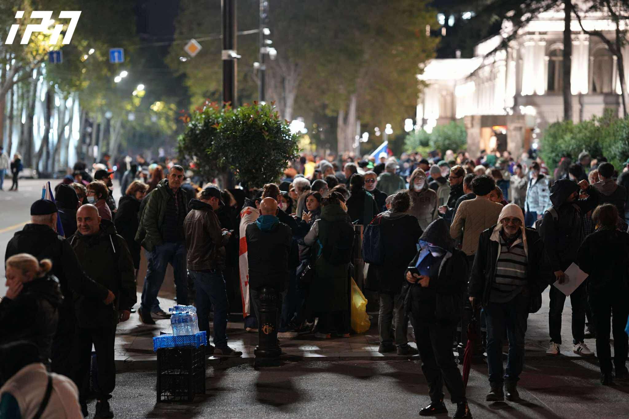 რუსთაველის გამზირზე საპროტესტო აქცია გაიმართა