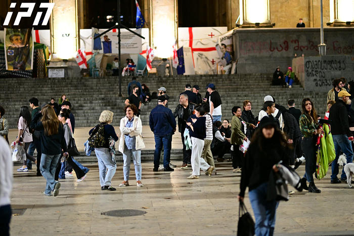 რუსთაველის გამზირზე საპროტესტო აქცია მიმდინარეობს