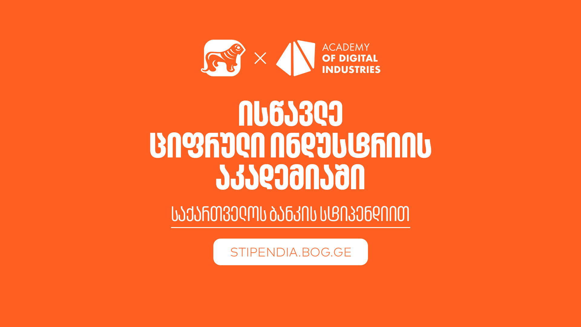 გახდი „საქართველოს ბანკის“ სტიპენდიატი ციფრული ინდუსტრიის აკადემიაშია და დაეუფლე ახალ პროფესიას სრული დაფინანსებით