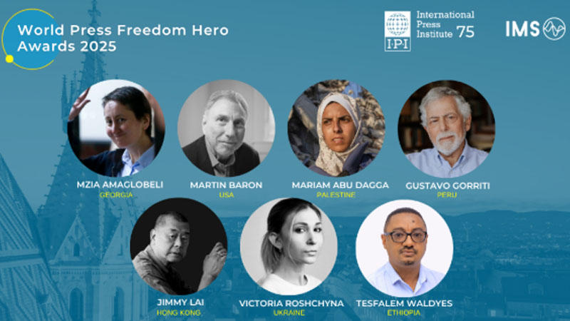მზია ამაღლობელს 2025 წლის მსოფლიო პრესის თავისუფლების გმირის ჯილდოს გადასცემენ