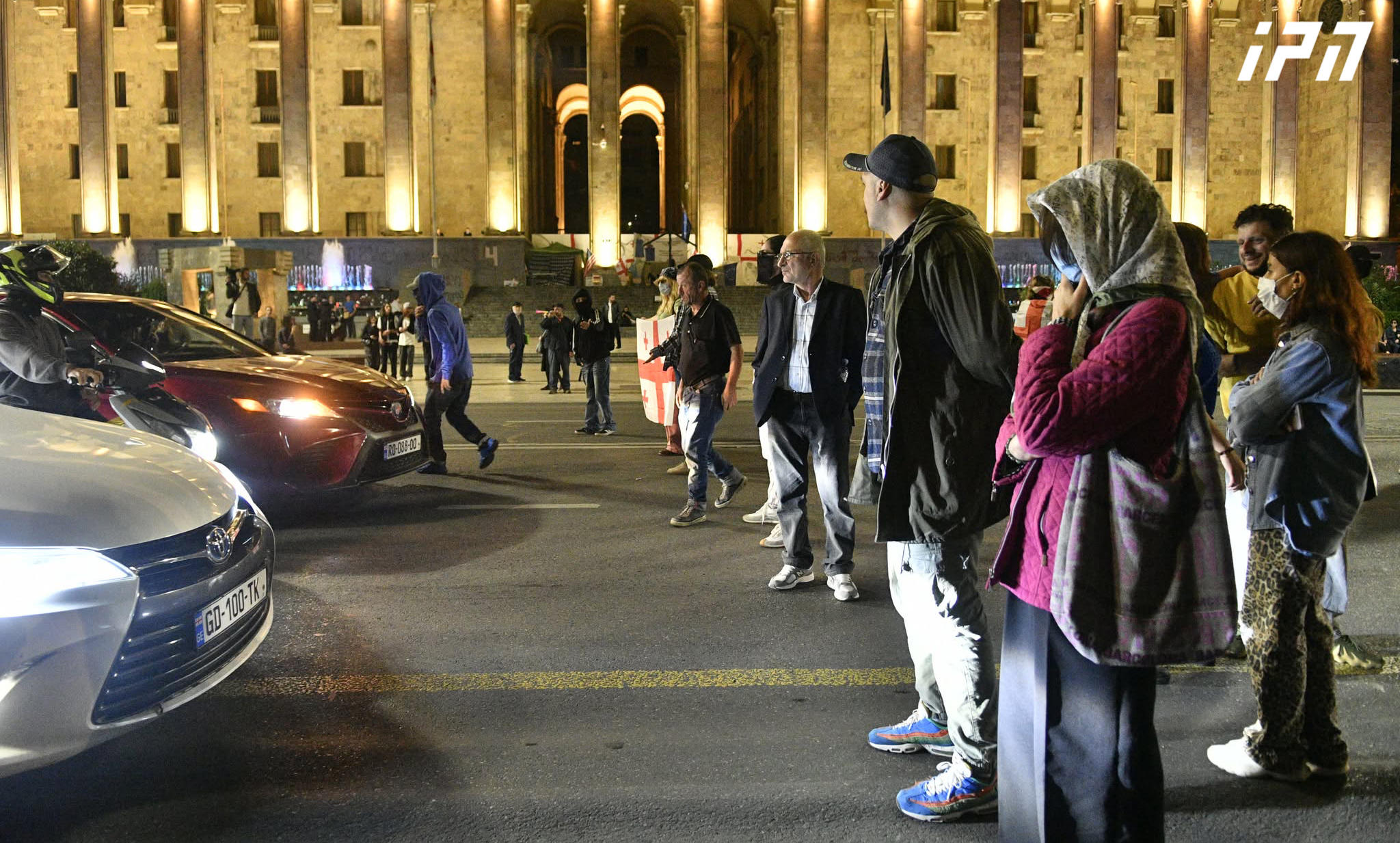 რუსთაველის გამზირზე საპროტესტო აქცია მიმდინარეობს
