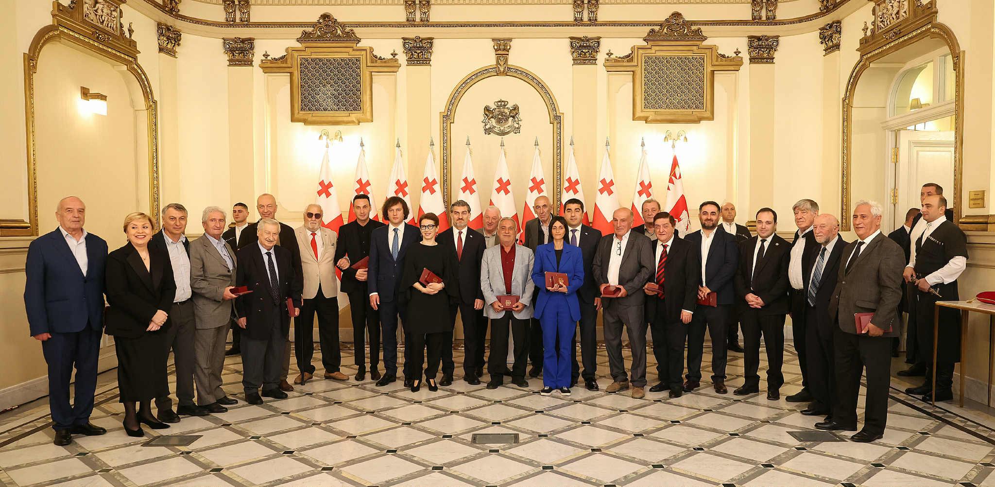 მიხეილ ყაველაშვილმა კულტურის სფეროს წარმომადგენლები საქართველოს სახელმწიფო ჯილდოებით - ბრწყინვალებისა და ღირსების ორდენებით დააჯილდოვა