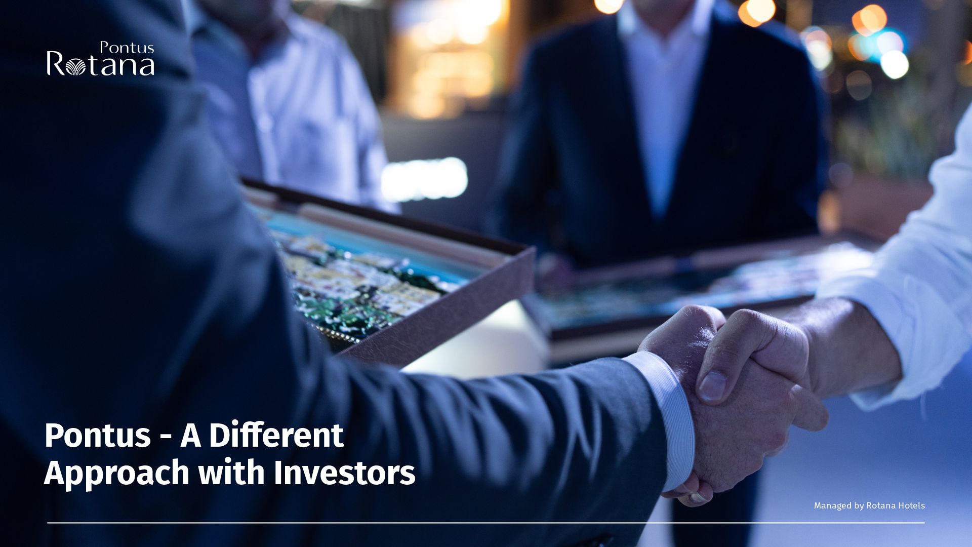 Pontus: A Different Approach with investors