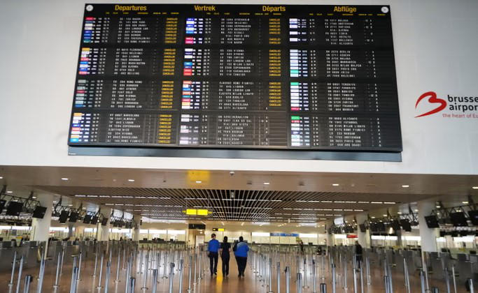 ეროვნული გაფიცვის გამო, ბელგიის აეროპორტებში ფრენები გაუქმდა