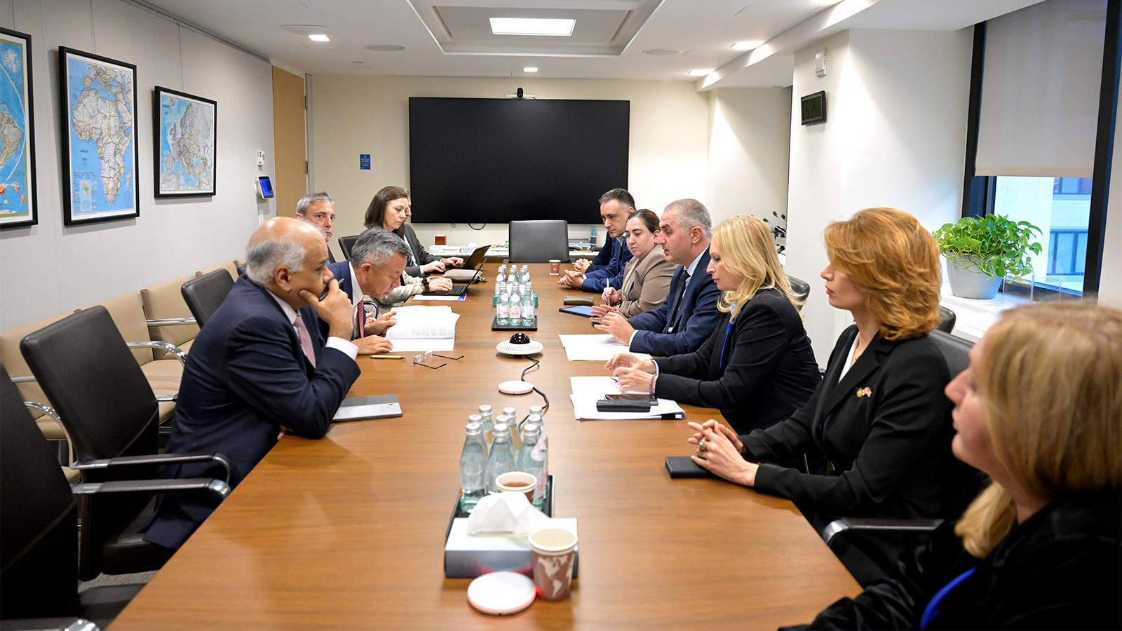 ნათია თურნავა და ლაშა ხუციშვილი, ვაშინგტონში, საერთაშორისო სავალუტო ფონდის წარმომადგენლებს შეხვდნენ